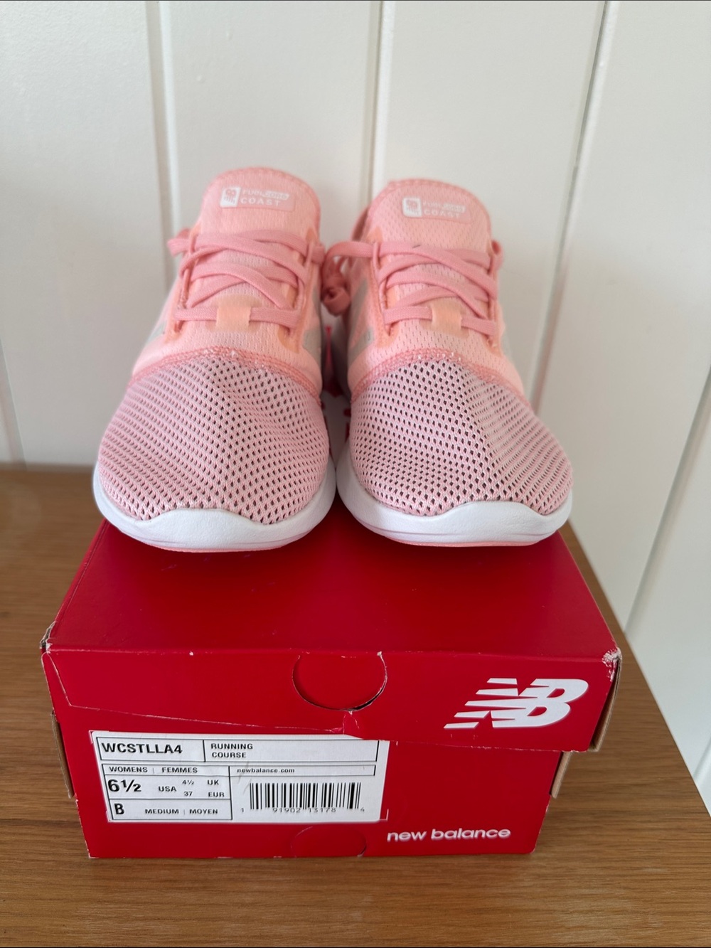 New Balance Women’s Pink Mesh Sneakers